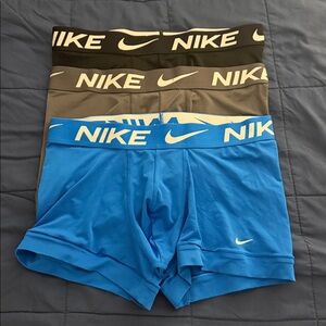 Nike Black, Gray, Blue Trunk Underwear Boxer Briefs